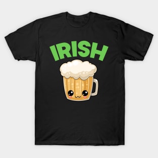 St Patricks Day Irish Kawaii Cute Beer T-Shirt